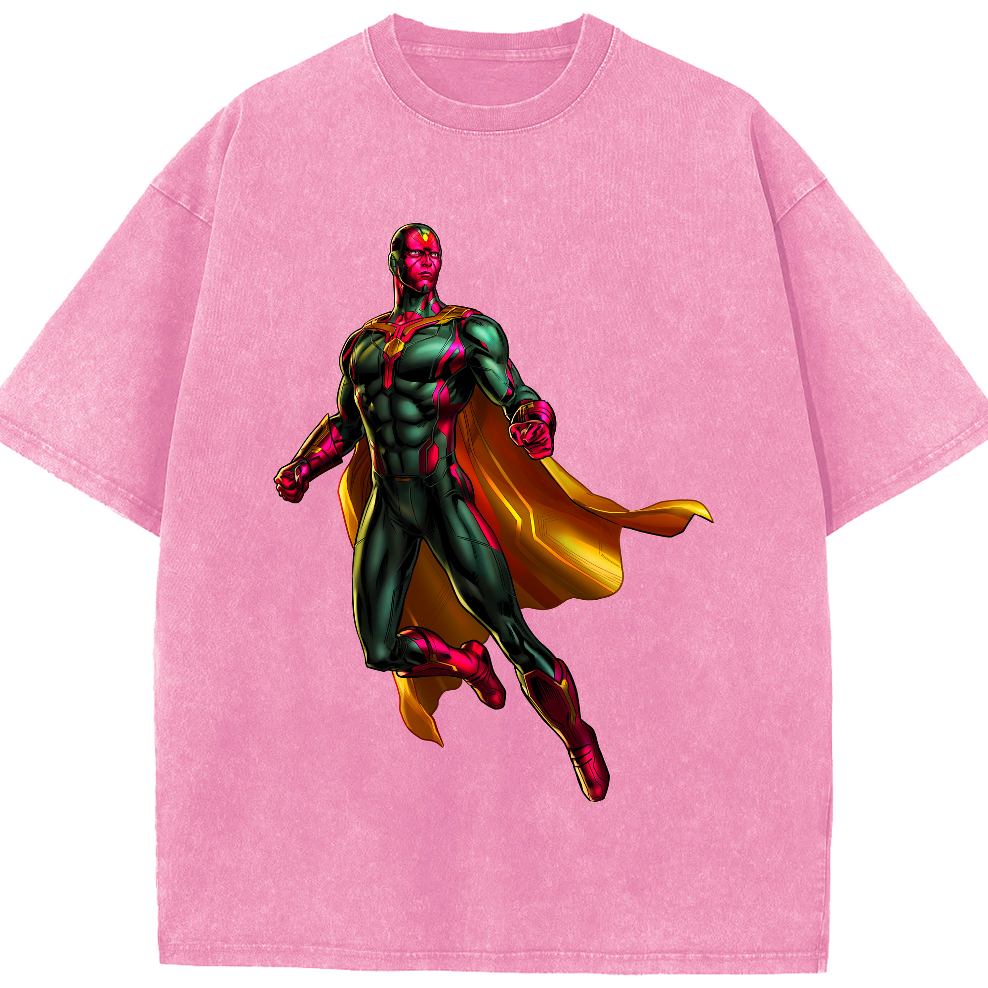 （画像用） アベンジャーズ The Avengers 綿100% ヴィンテージ風 半袖Tシャツ（フロントプリント）